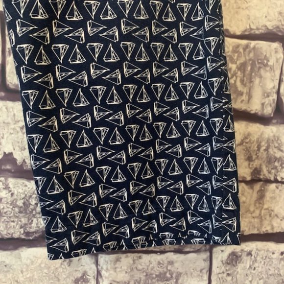 Liz Claiborne Navy & White Pants Size 6 - Picture 5 of 10